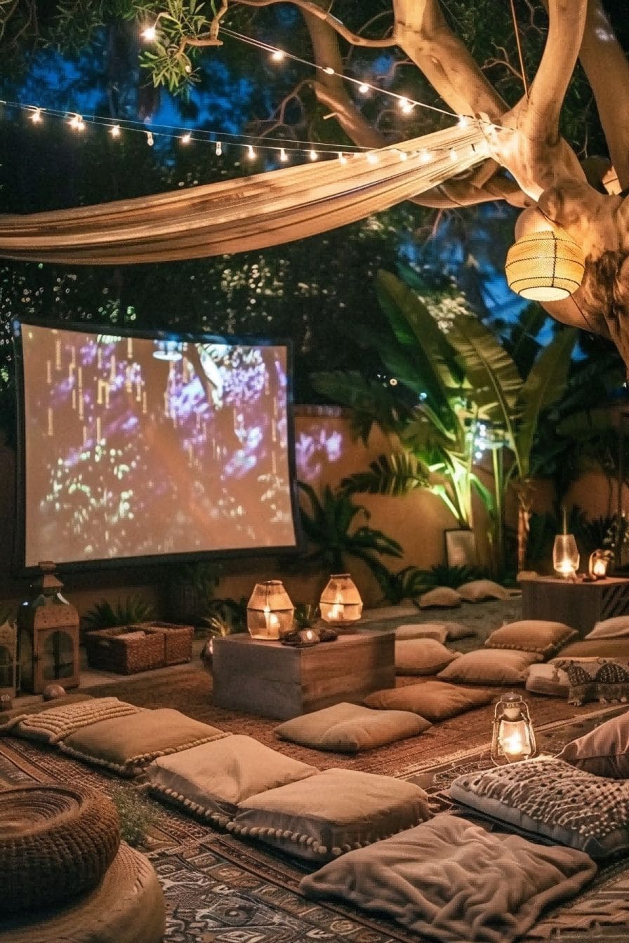 DIY Backyard Ideas Establish an Outdoor Movie Spot 1710086625 1