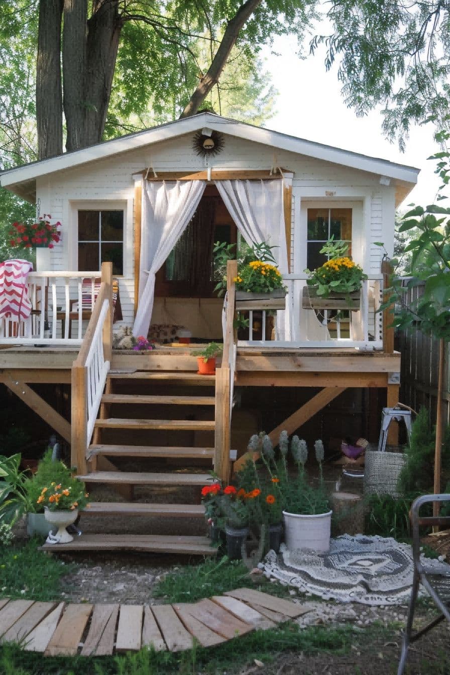 DIY Backyard Ideas Garden Playhouse 1710079579 2