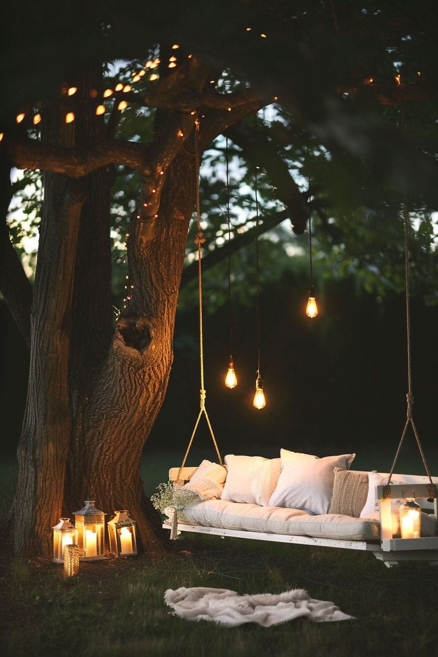 DIY Backyard Ideas Hang String Lights 1710080295 4
