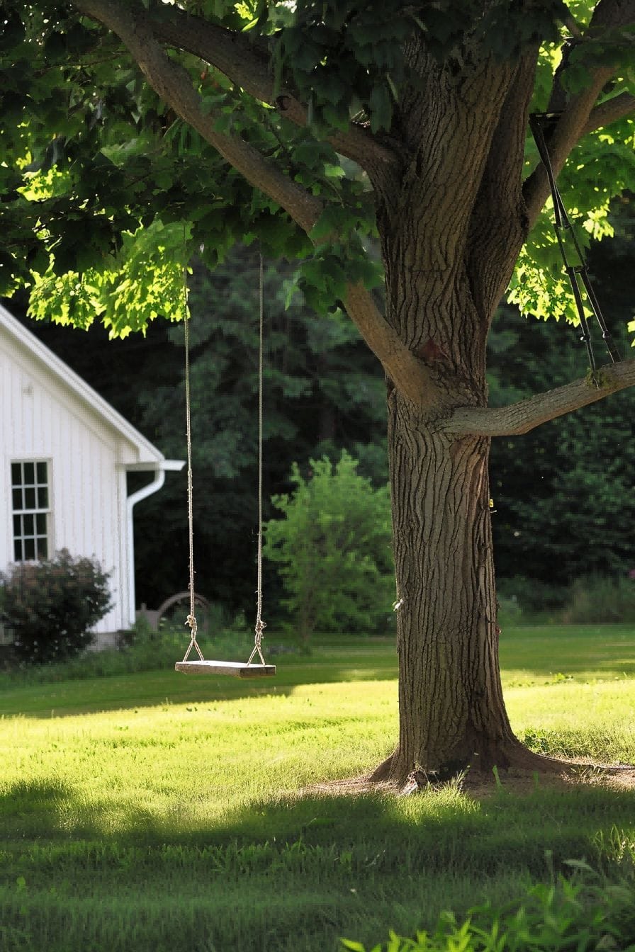 DIY Backyard Ideas Hang a Tree Swing 1710085776 2