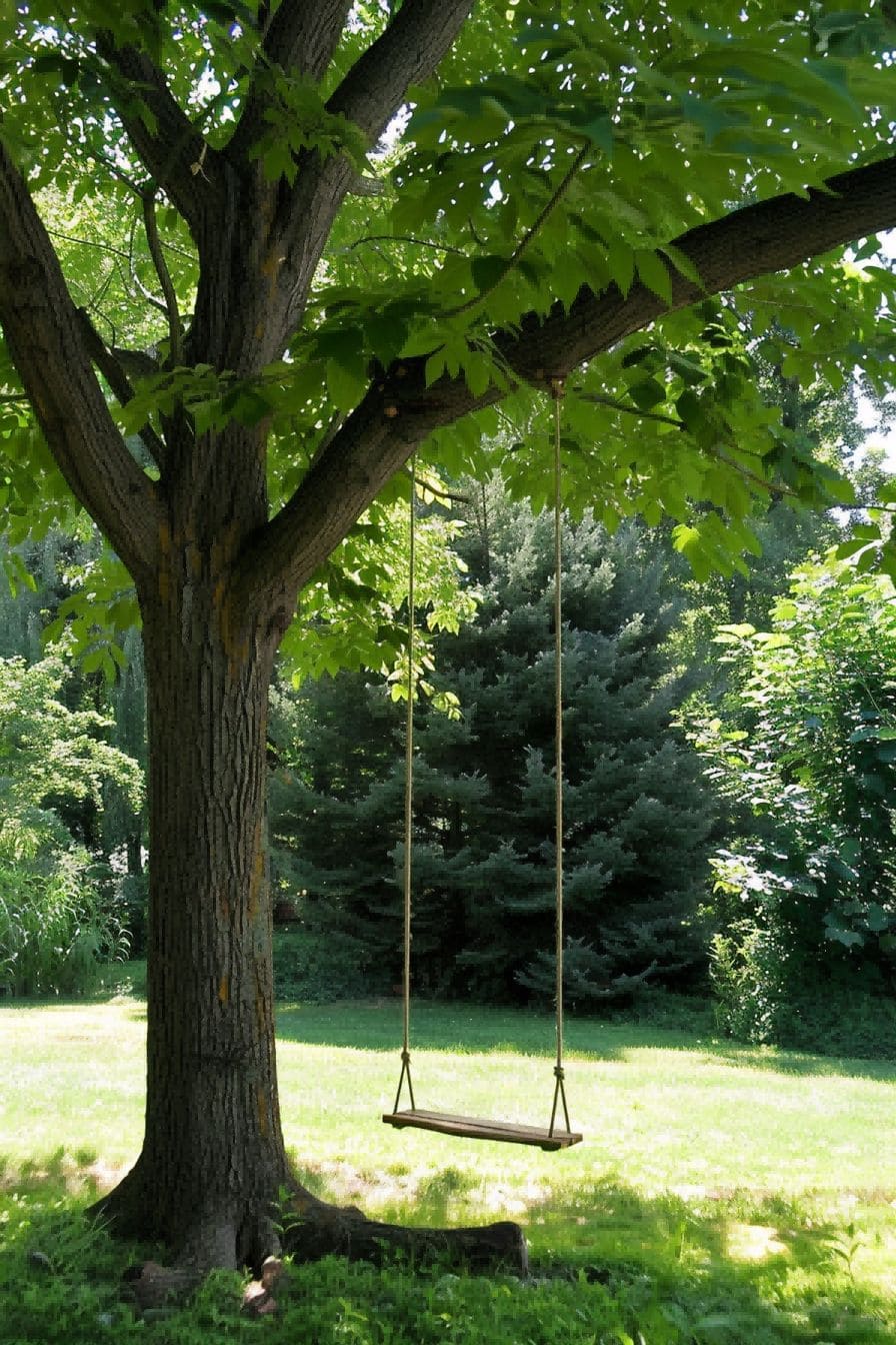 DIY Backyard Ideas Hang a Tree Swing 1710085776 4