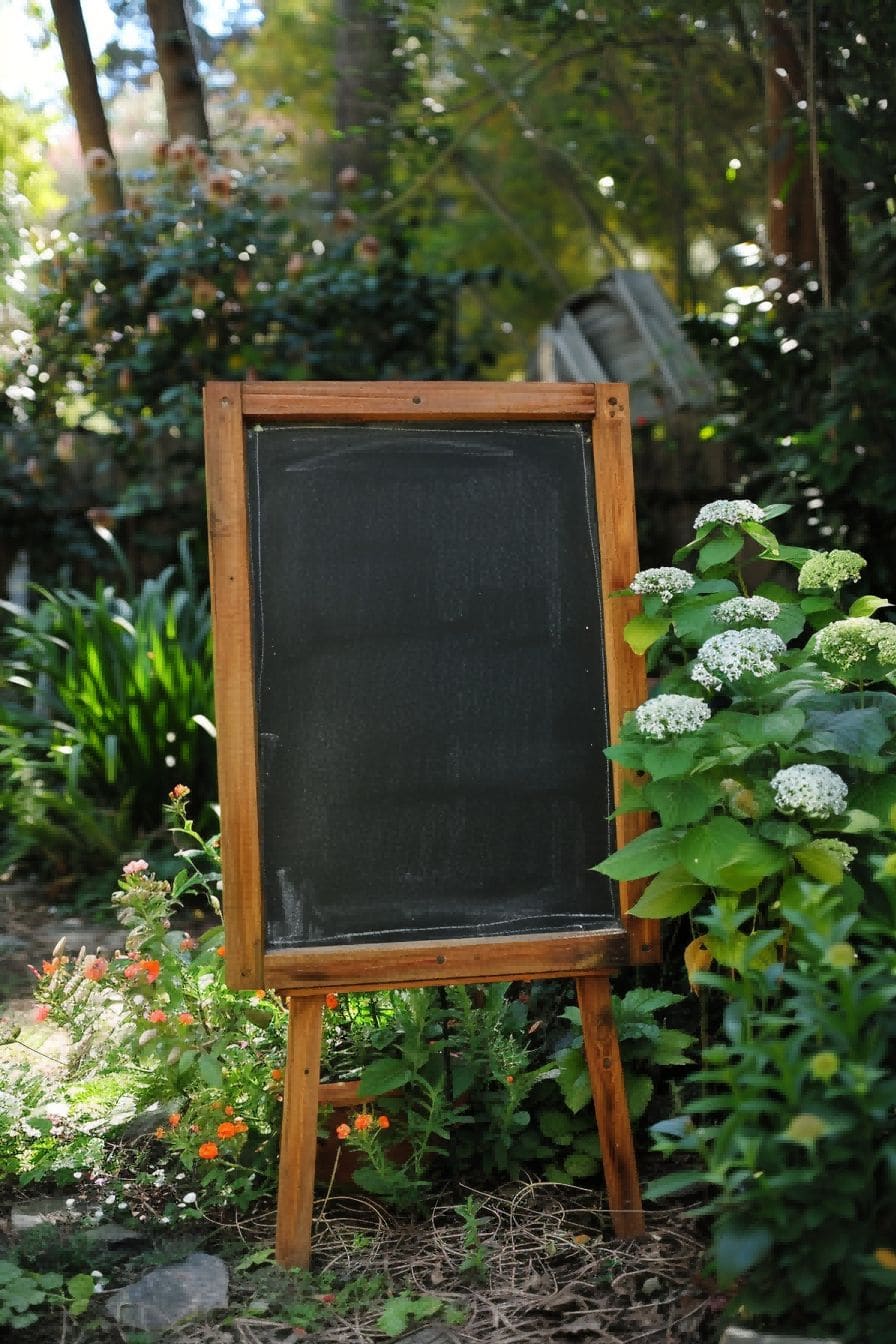 DIY Backyard Ideas Hang an Outdoor Chalkboard 1710081716 3