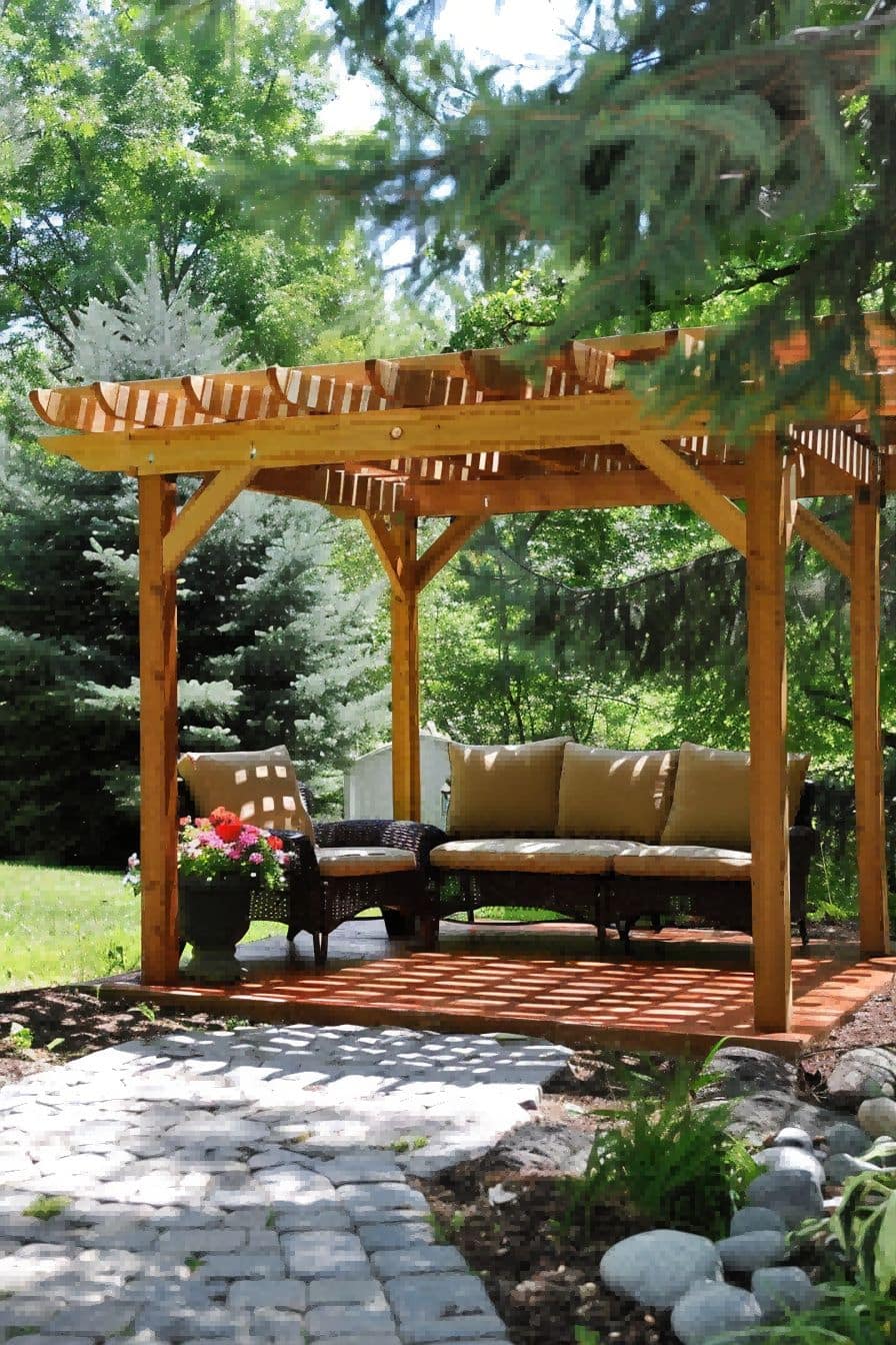 DIY Backyard Ideas Make Your Own Pergola 1710078245 3