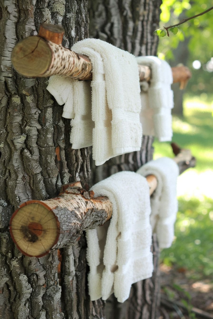 DIY Backyard Ideas Make Your Own Towel Rack 1710080813 2