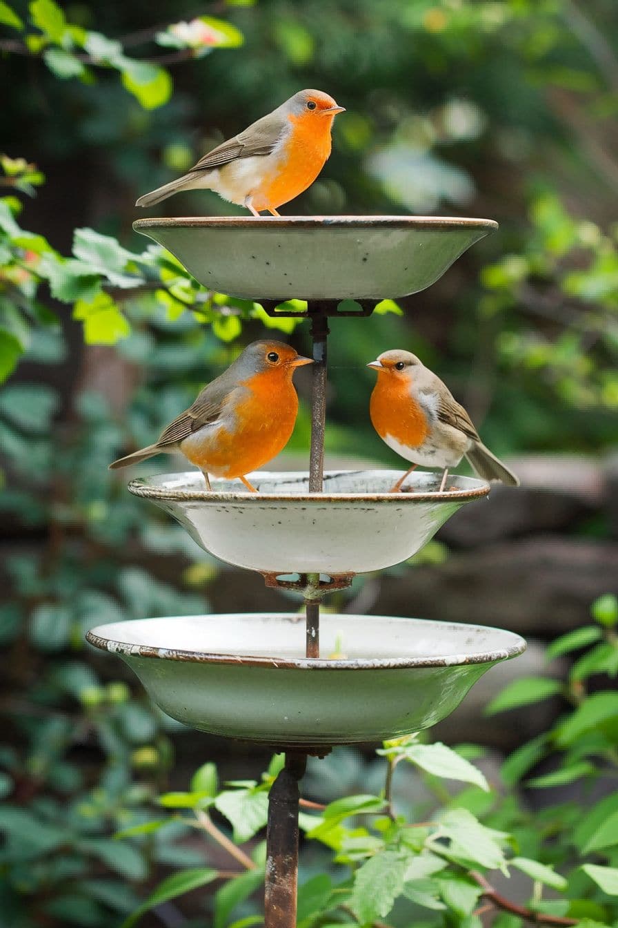 DIY Backyard Ideas Make a Bird Feeder Out of Dinnerwa 1710081238 3