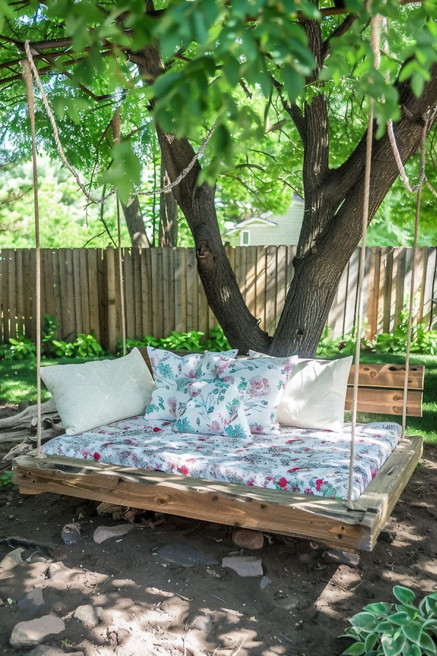 DIY Backyard Ideas Make an Outdoor Bed Swing 1710087558 2