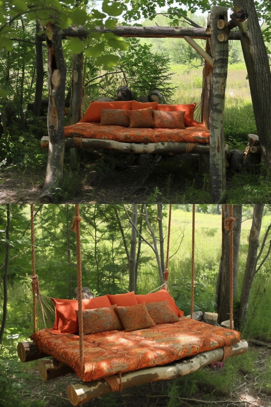 DIY Backyard Ideas Make an Outdoor Bed Swing 1710087558 4