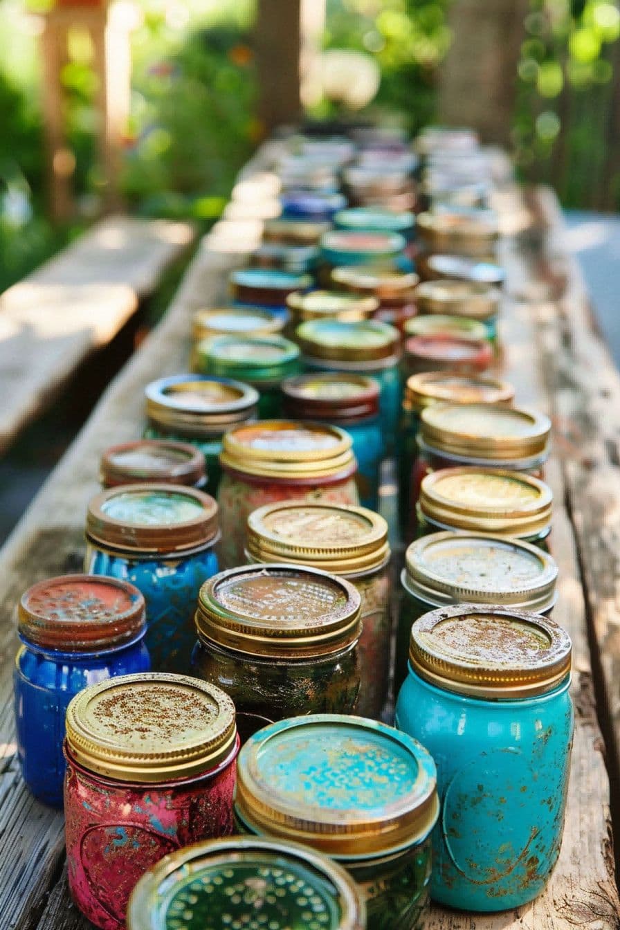 DIY Backyard Ideas Put Mason Jar Lids to Use 1710081503 1