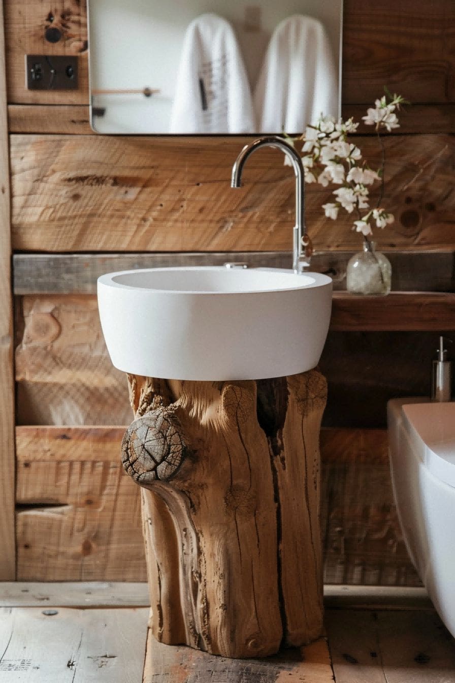 Dare to be woodsy For Small Bathroom Decor Ideas 1711254152 4