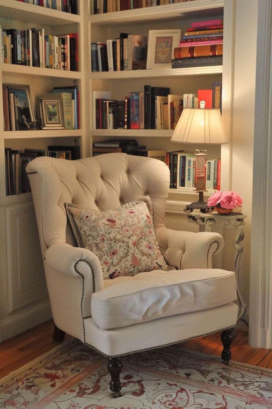 Decorating Bookshelves for Reading Nook Ideas 1711192216 1