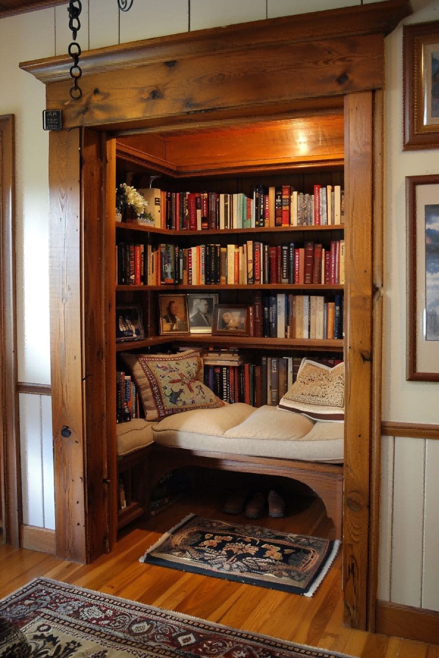 Decorating Bookshelves for Reading Nook Ideas 1711192216 4