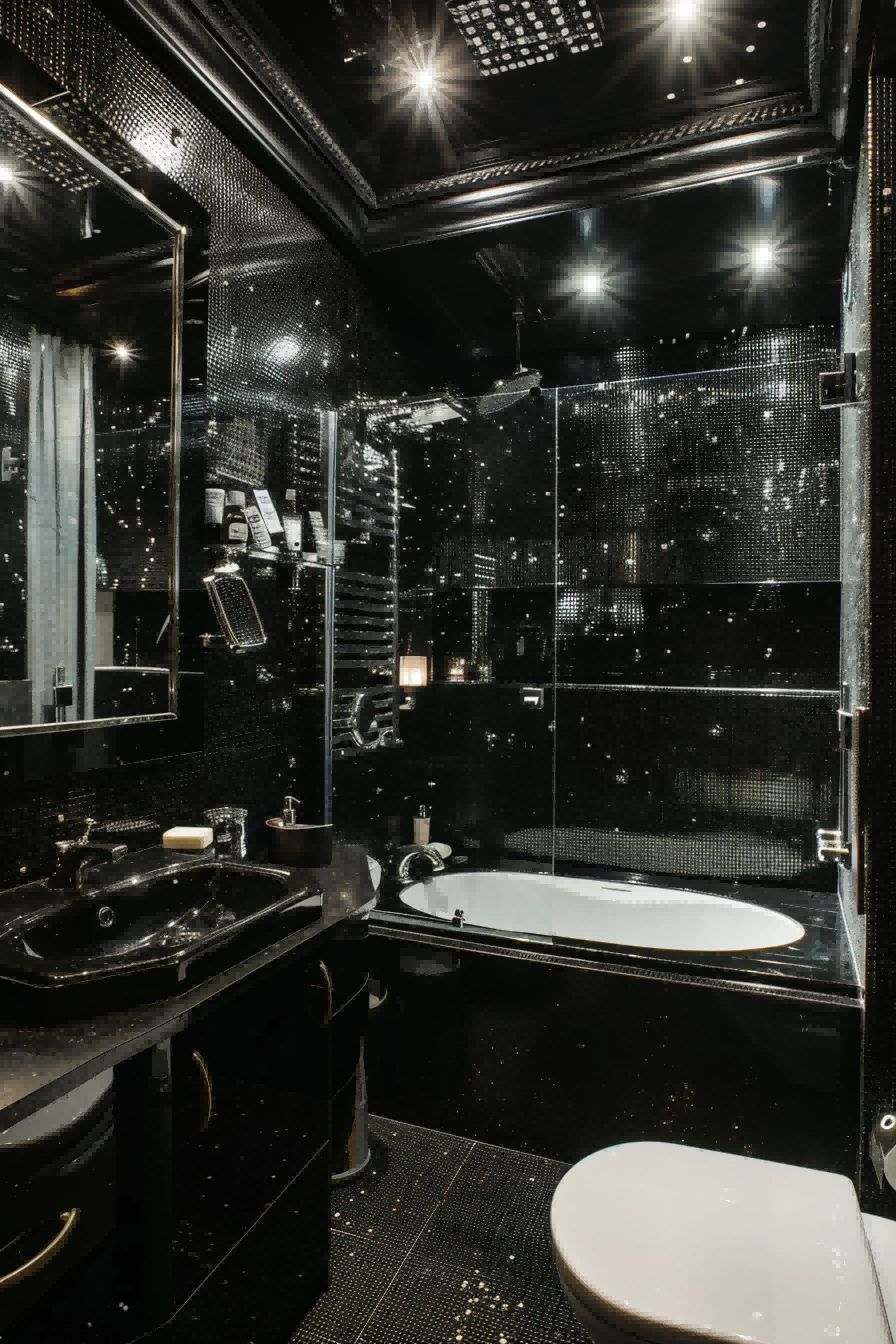 Dont Shy Away From Black For Small Bathroom Decor Ide 1711248195 1