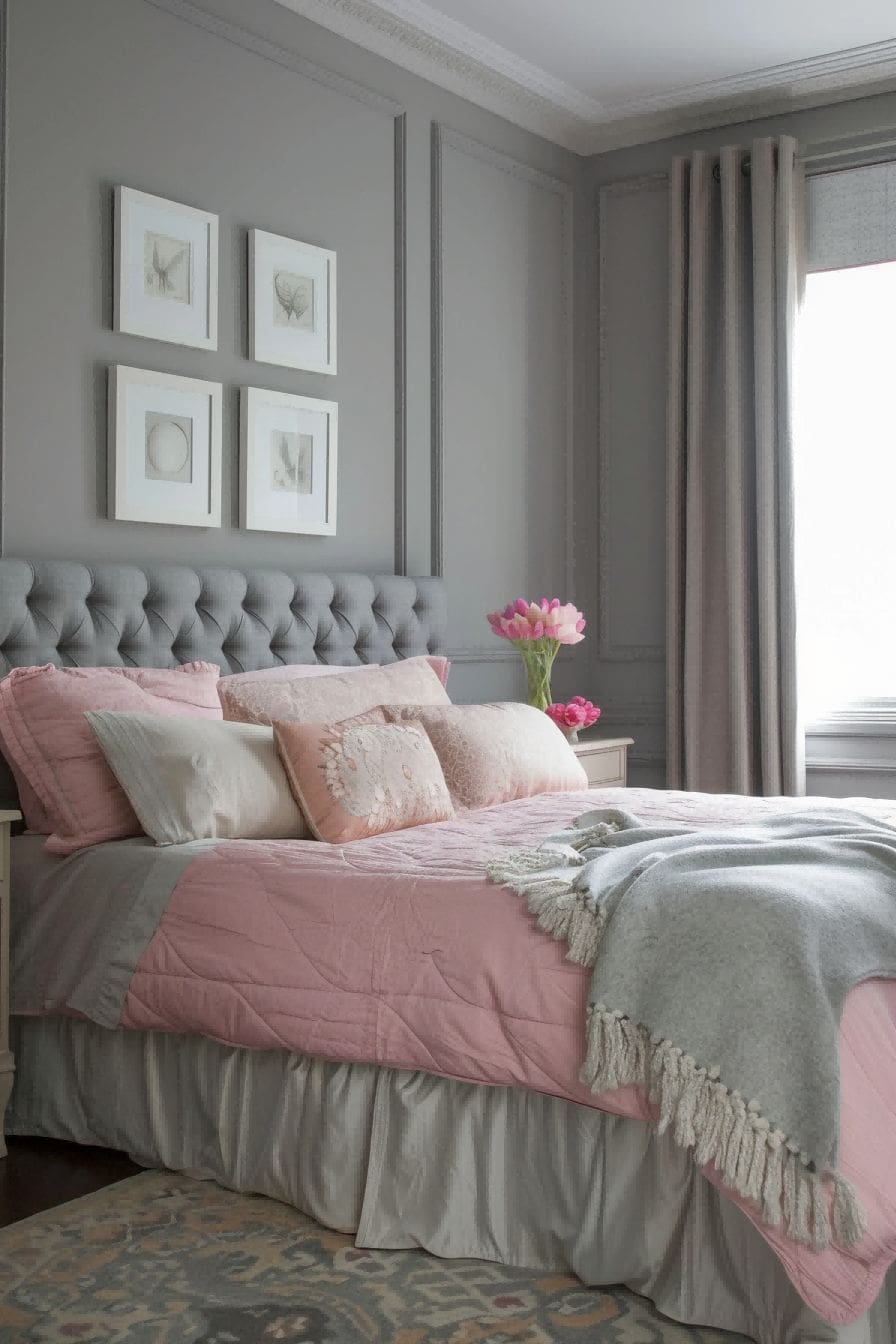Dove Gray Tulip Pink for Bedroom Color Schemes 1711195390 4