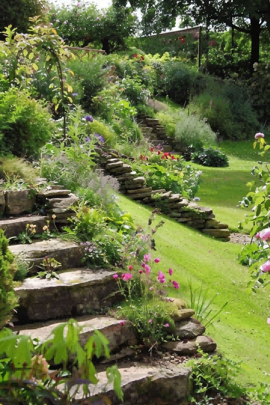 Easy Slope Garden Plan For Garden Layout Ideas 1711343393 2