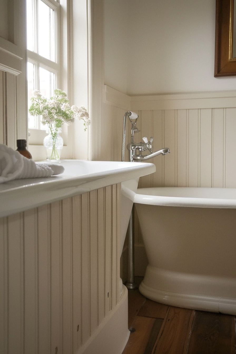 Elevate With Wainscoting For Small Bathroom Decor Ide 1711251520 4