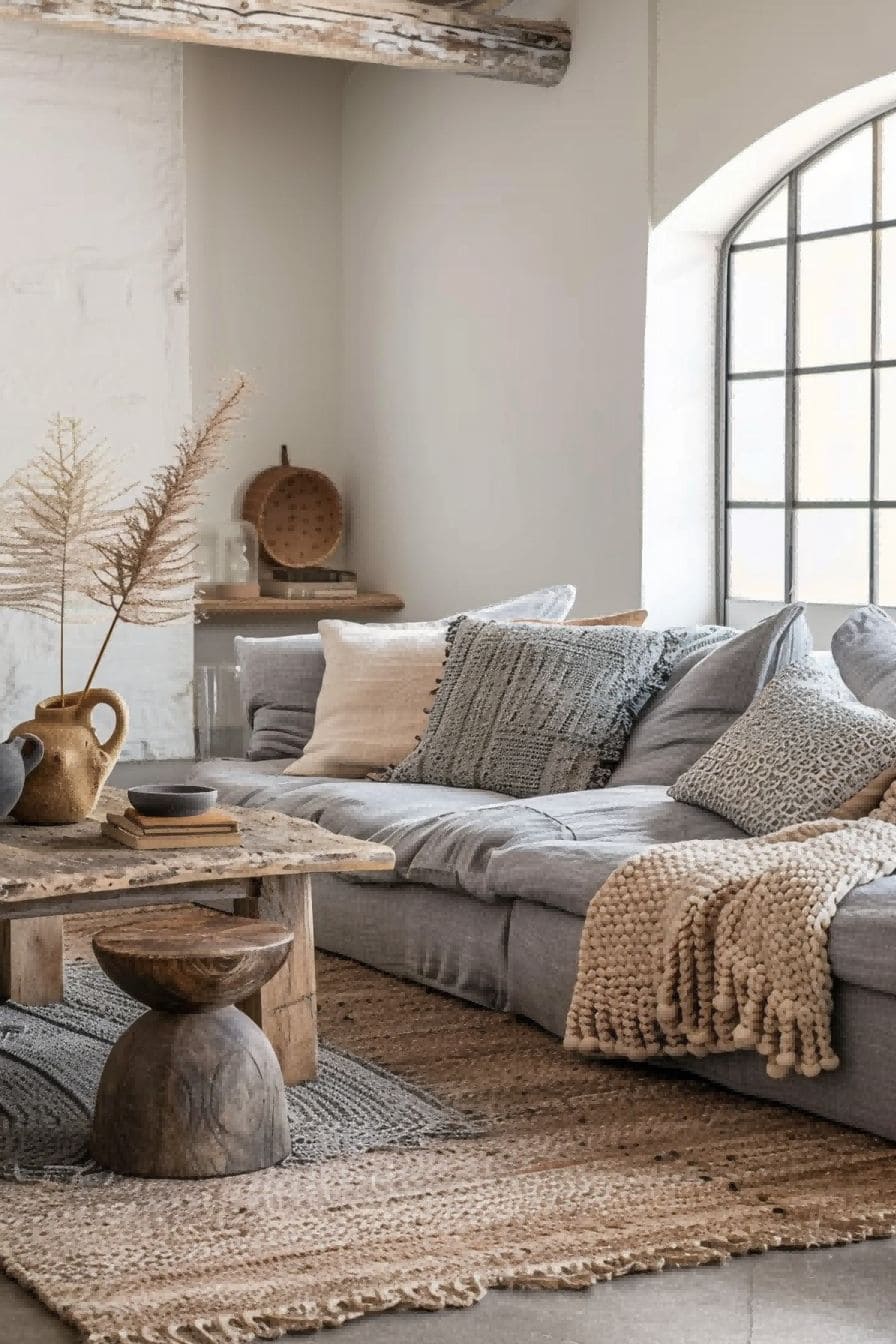 Embrace natural fibers For Boho Living Room Ideas 1711339312 4