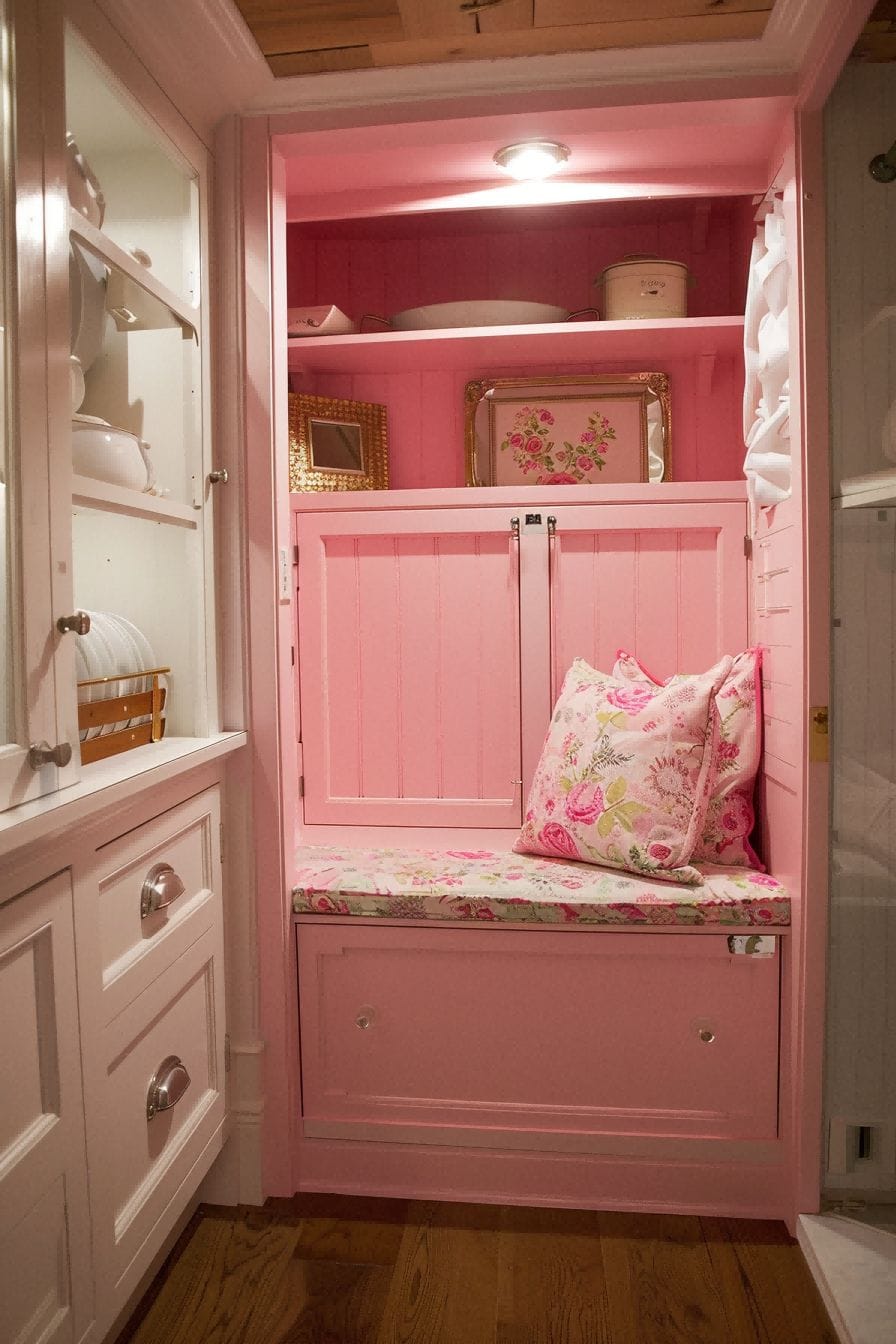 Faux Built In Storage for Girly Apartment decor 1710990301 2