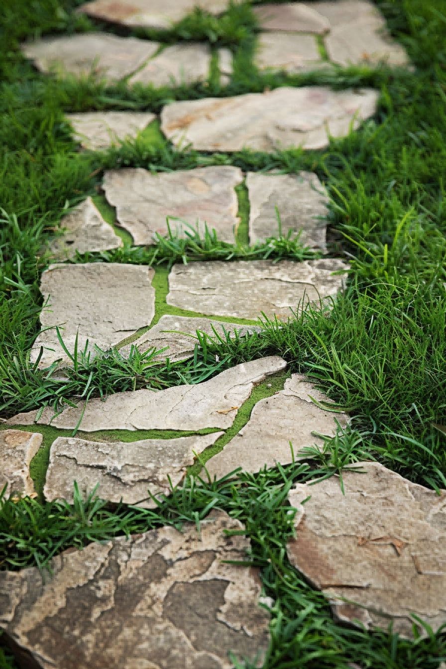 Flagstones in the Grass for outdoor patio 1710646178 3