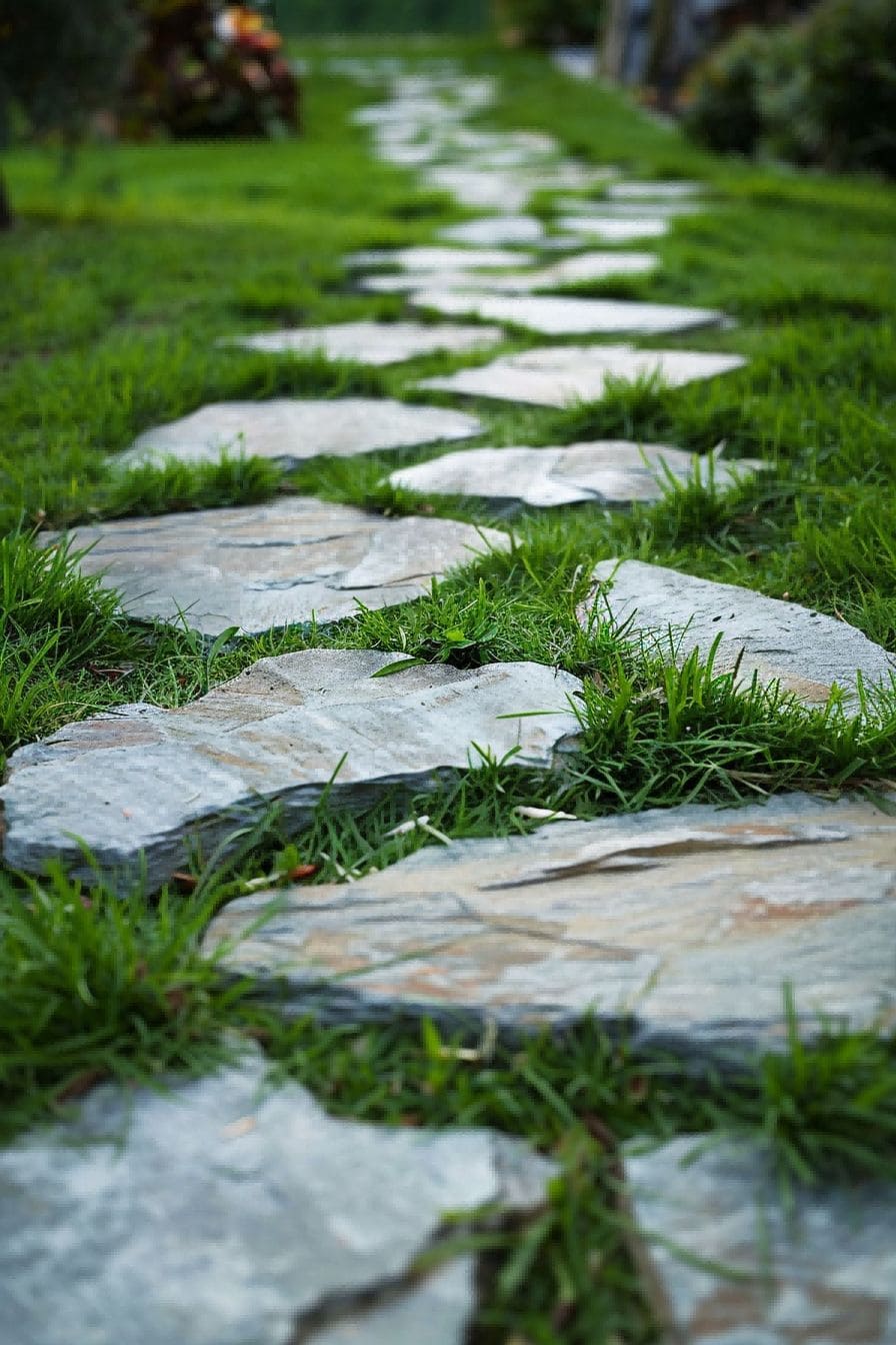 Flagstones in the Grass for outdoor patio 1710646178 4