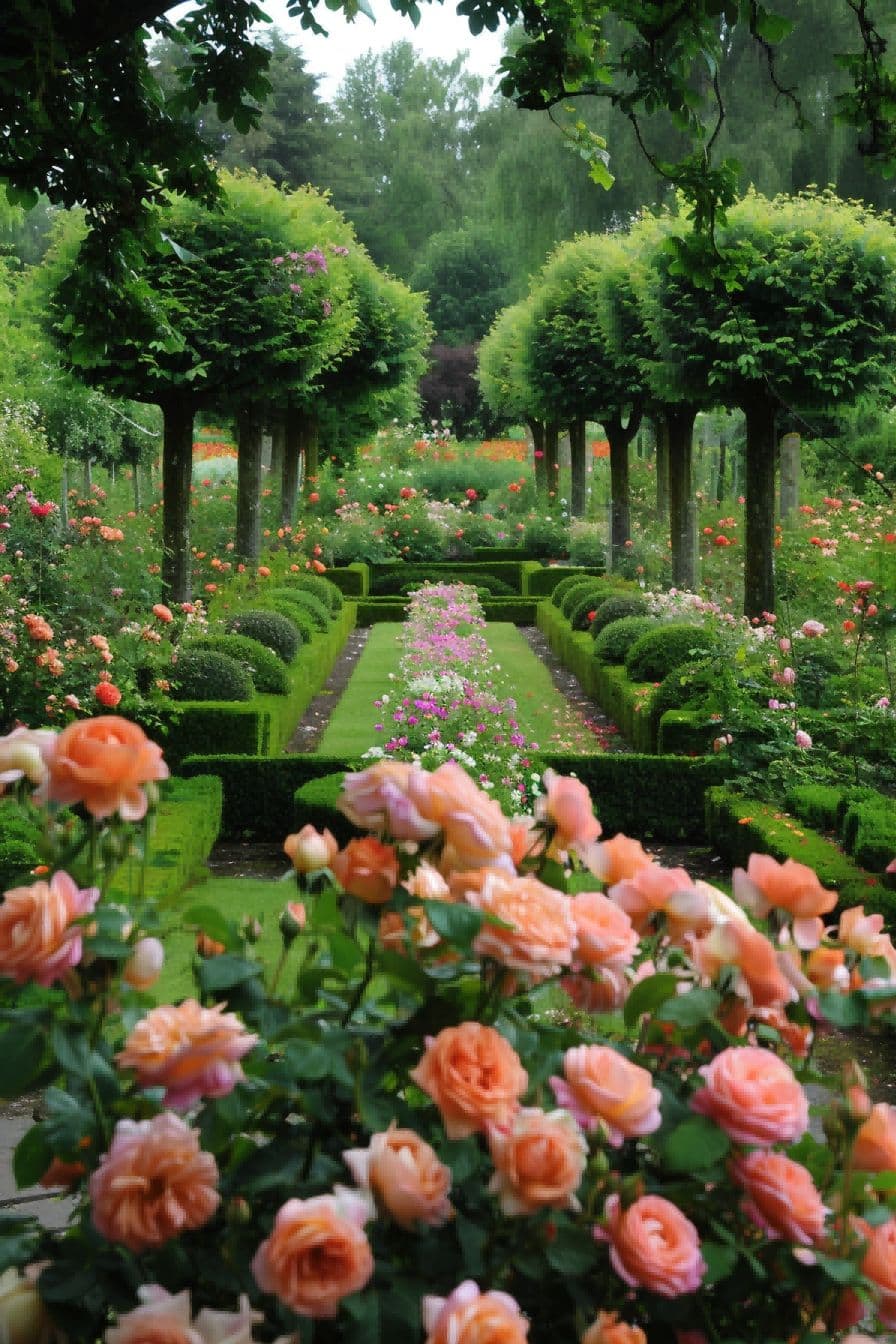 Formal Rose Garden For Garden Layout Ideas 1711336149 2