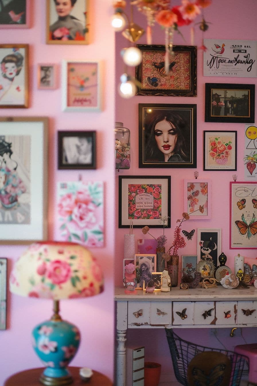 Gallery Wall for Girly Apartment decor 1710990517 3