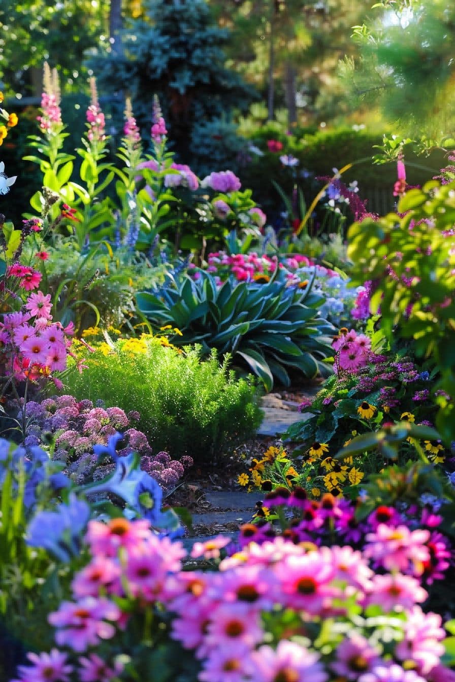 Garden With a Cohesive Color Palette For Garden Layou 1711333594 1