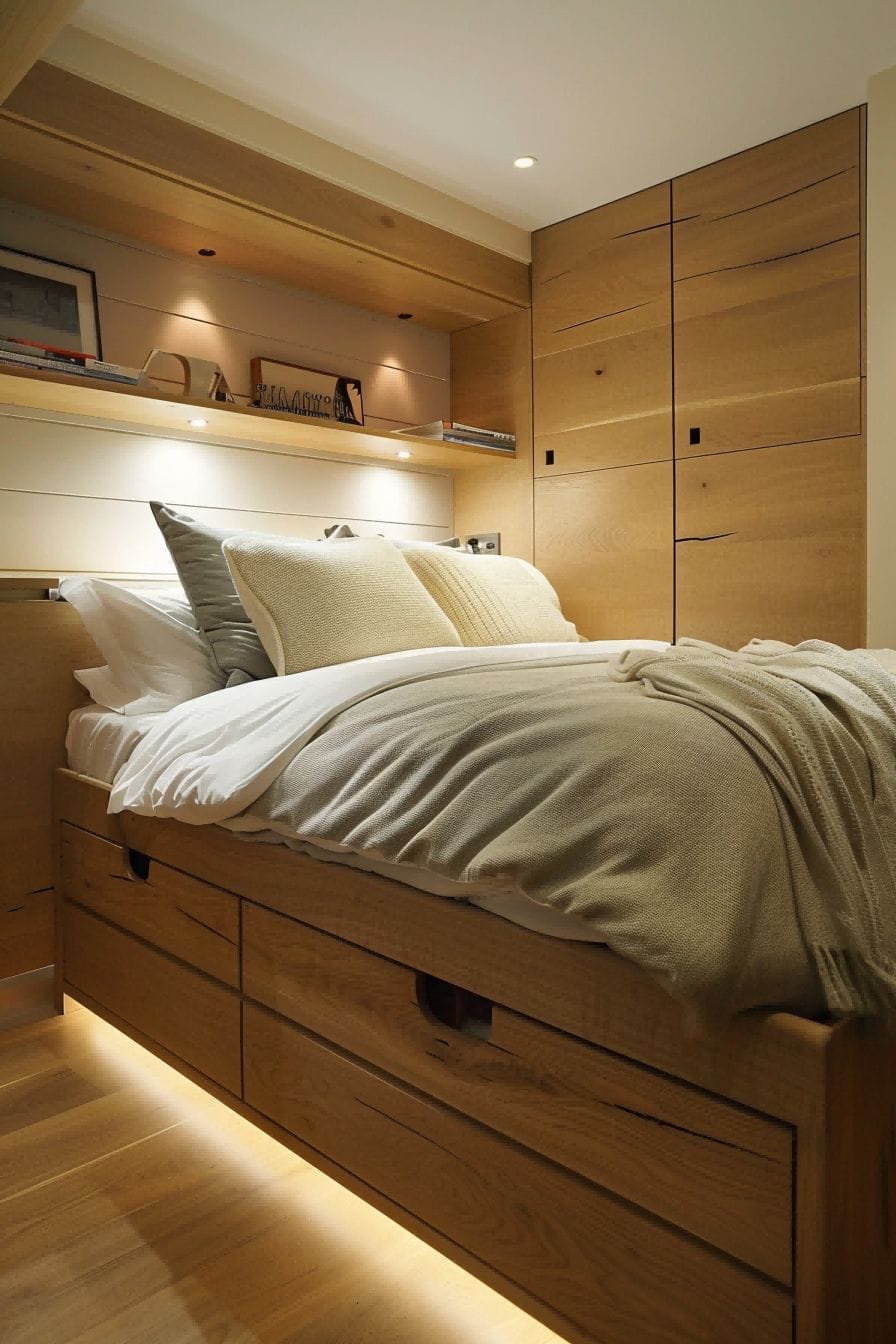 Get a bed with built in storage For Small Bedroom 1709814600 3