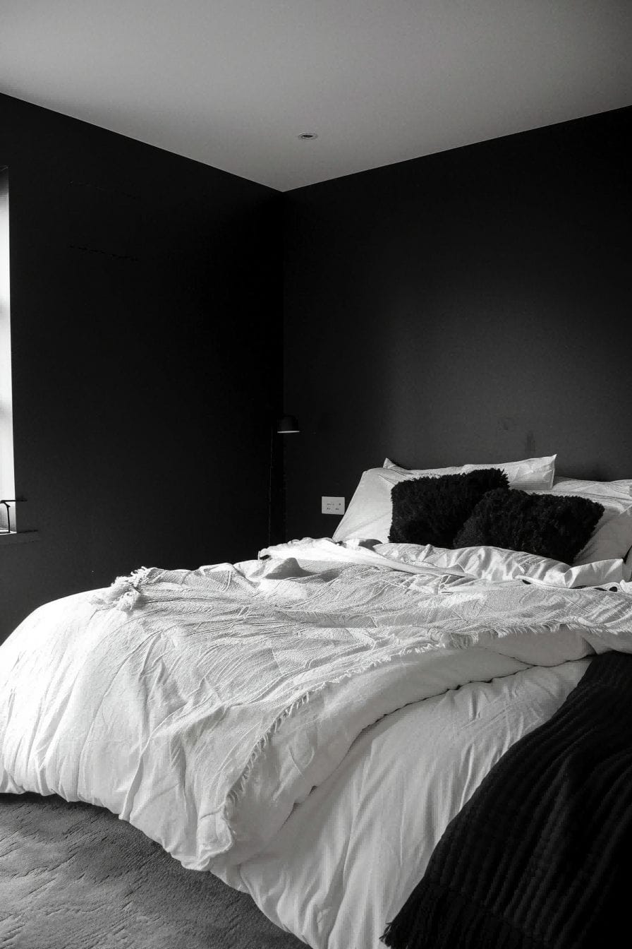 Go all black or all white for Womens bedroom Ideas 1711073201 4
