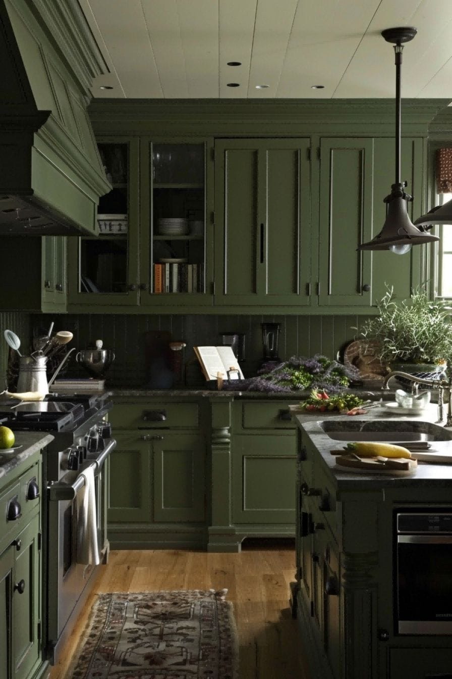 Go for a Gray Green for Olive Green Kitchen 1710824457 2