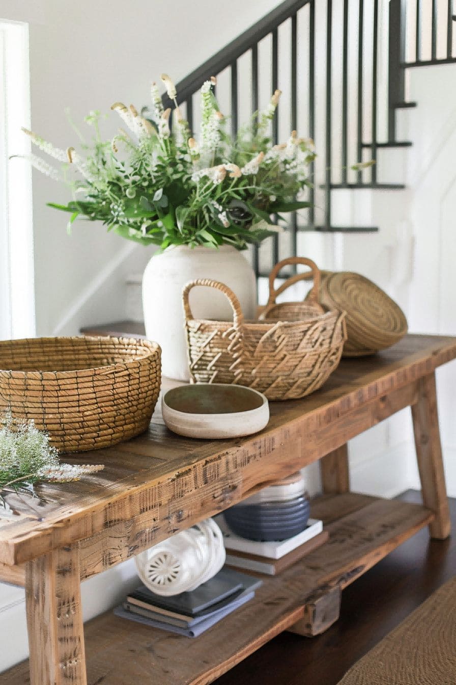 Grab Some Baskets For Entryway Table Decor Ideas 1711644773 2