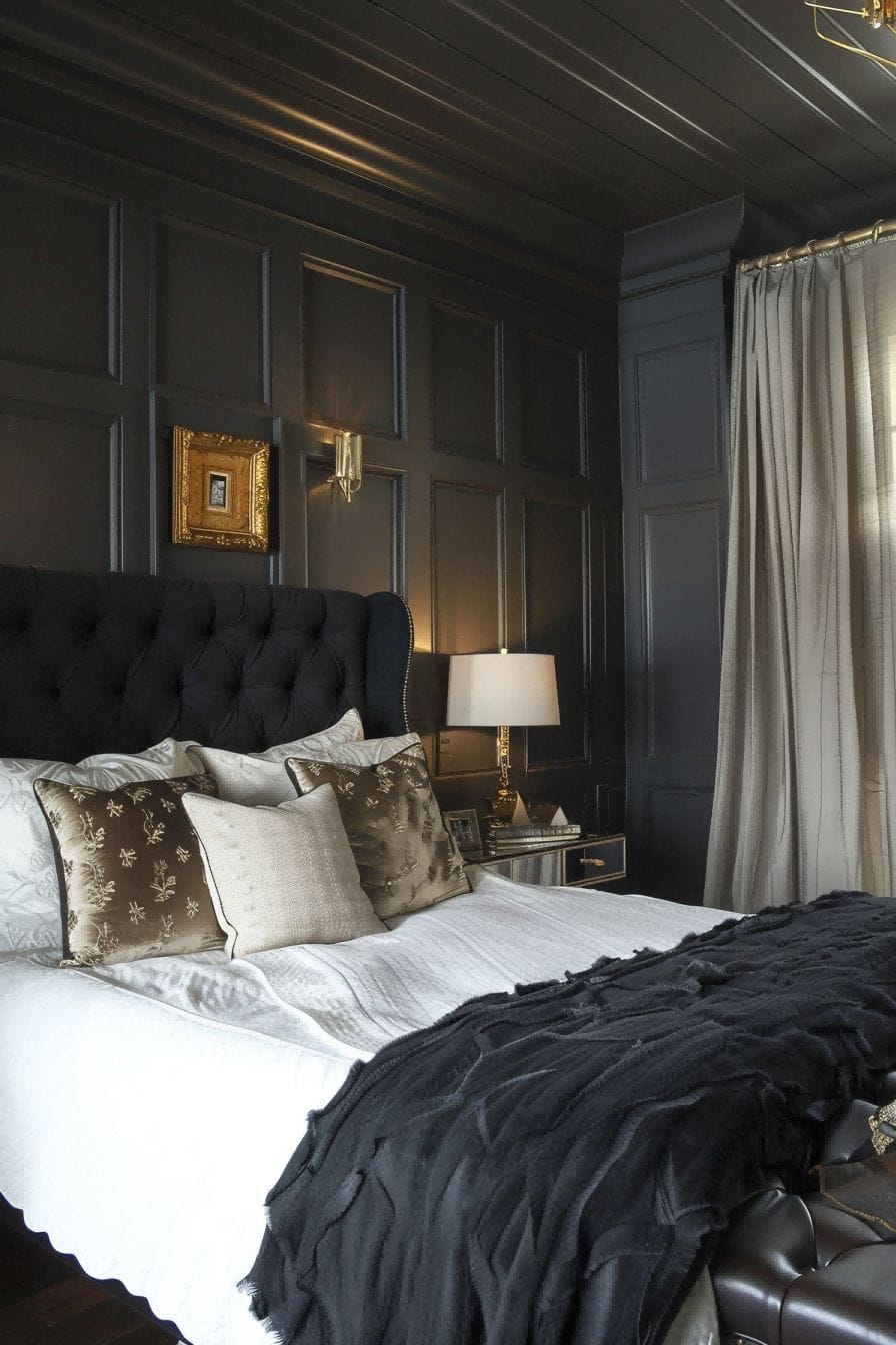 Gray Black and Gold for Bedroom Color Schemes 1711201522 4