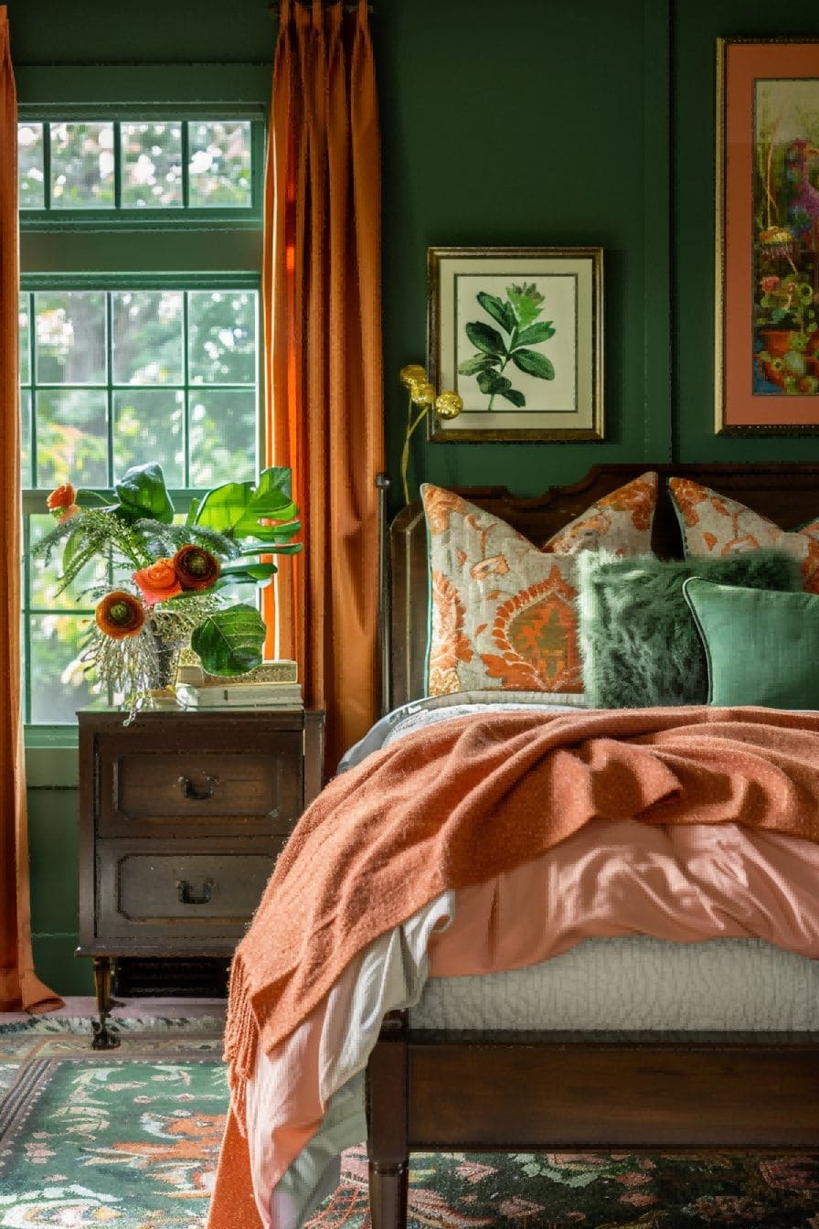 Green Peach and Rust for Bedroom Color Schemes 1711184091 3