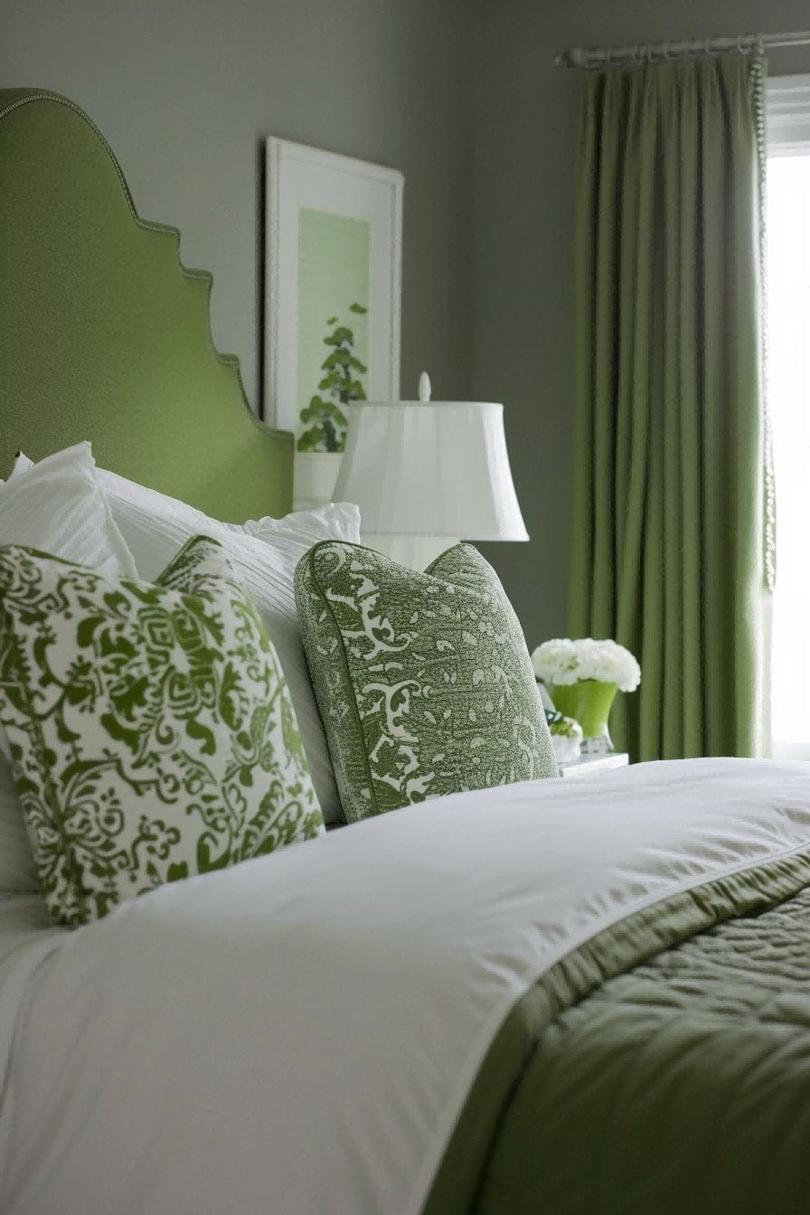 Green White and Gray for Bedroom Color Schemes 1711199786 1