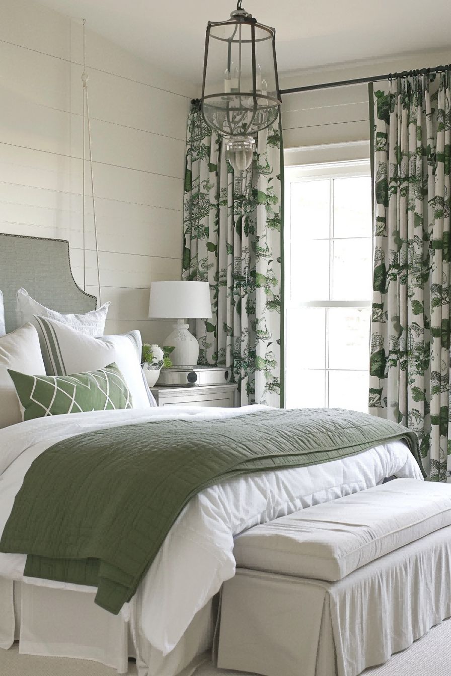 Green White and Gray for Bedroom Color Schemes 1711199786 3
