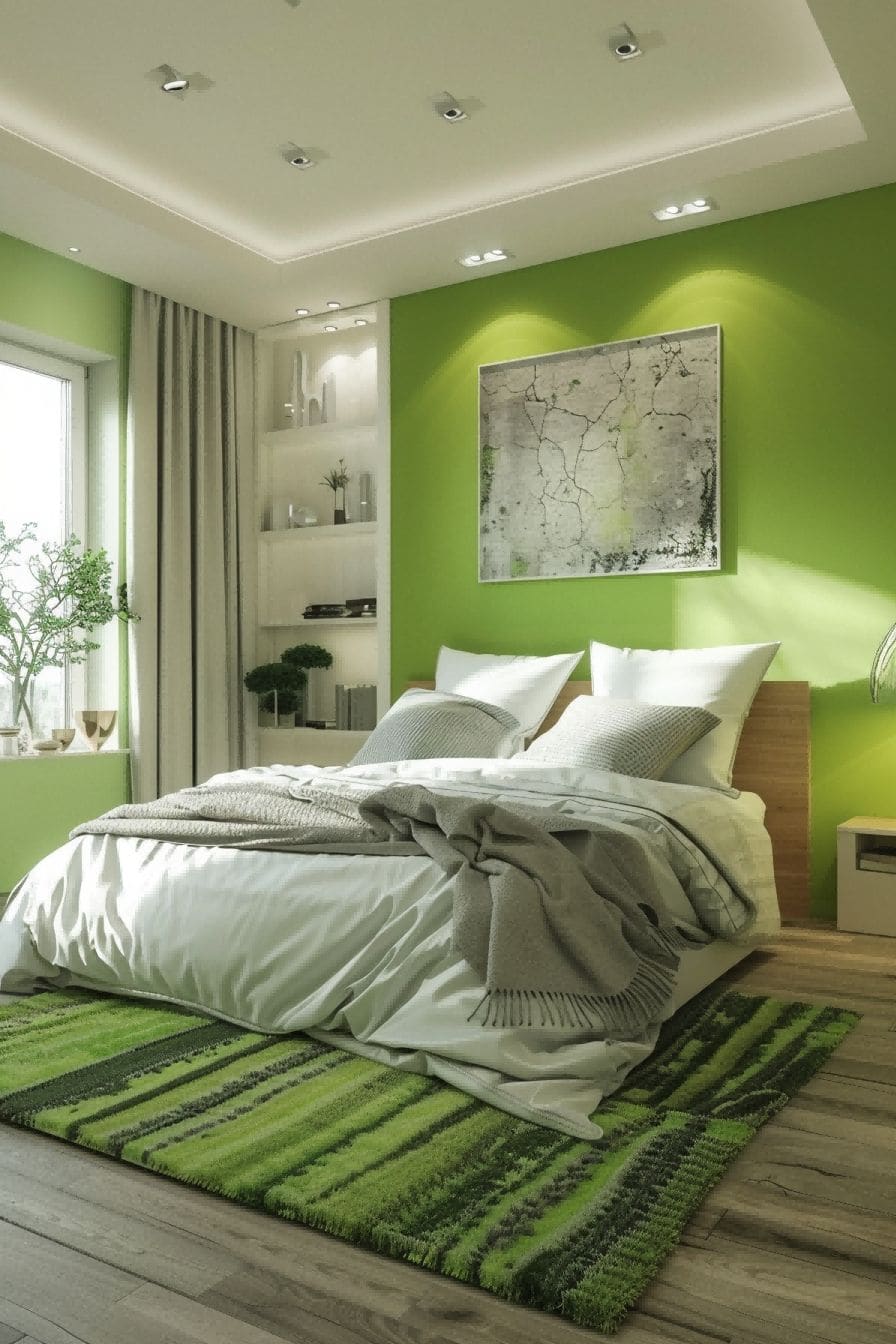 Green White and Gray for Bedroom Color Schemes 1711199786 4