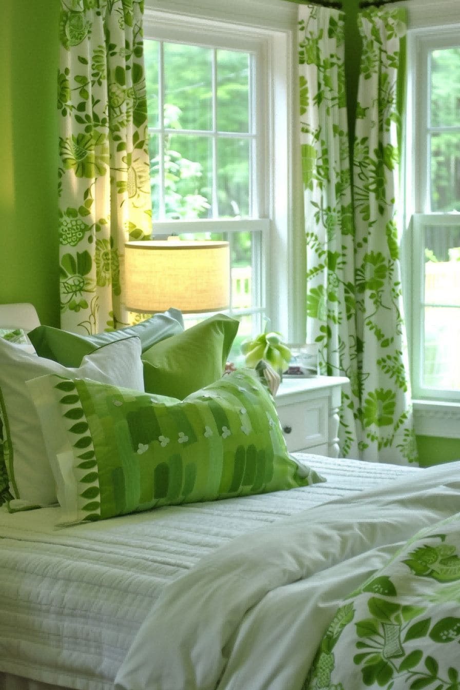 Green and White for Bedroom Color Schemes 1711198899 1