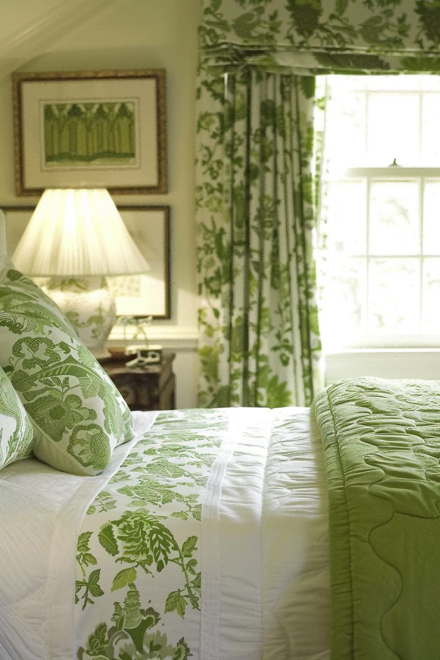 Green and White for Bedroom Color Schemes 1711198899 2