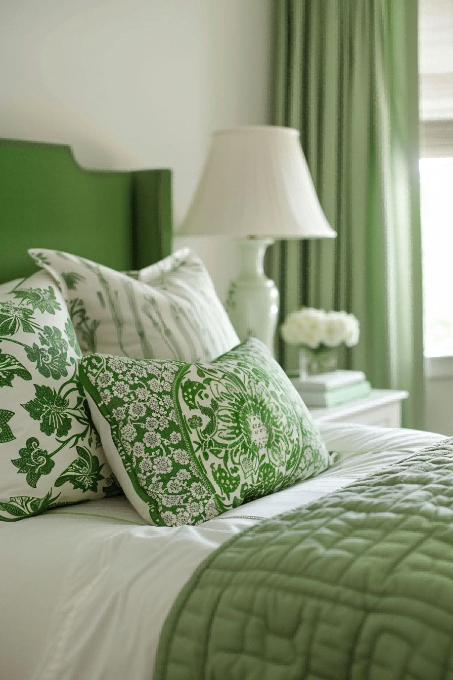 Green and White for Bedroom Color Schemes 1711198899 4