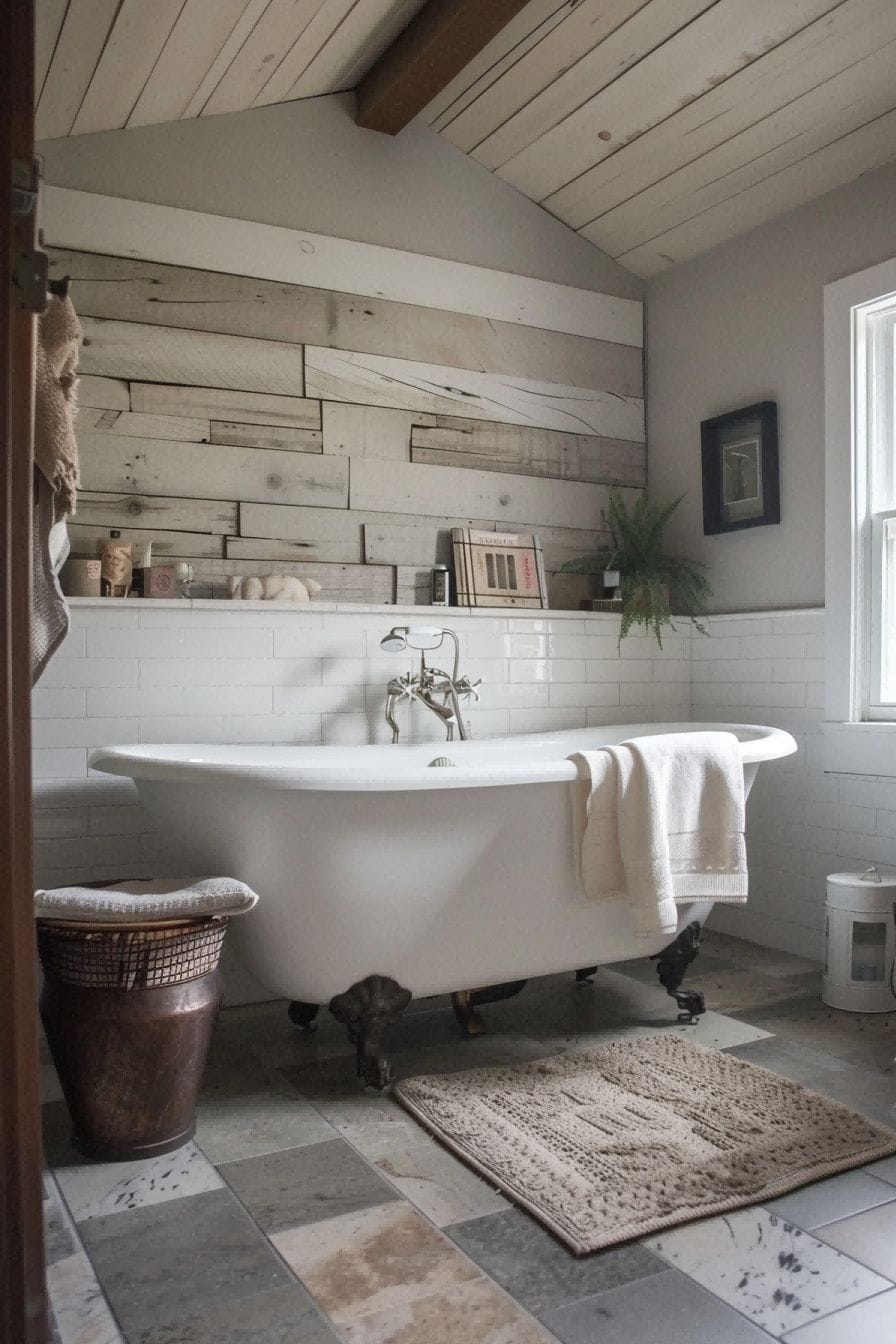 Grey Farmhouse Bathroom Decor Ideas For farmhouse bat 1711292568 1