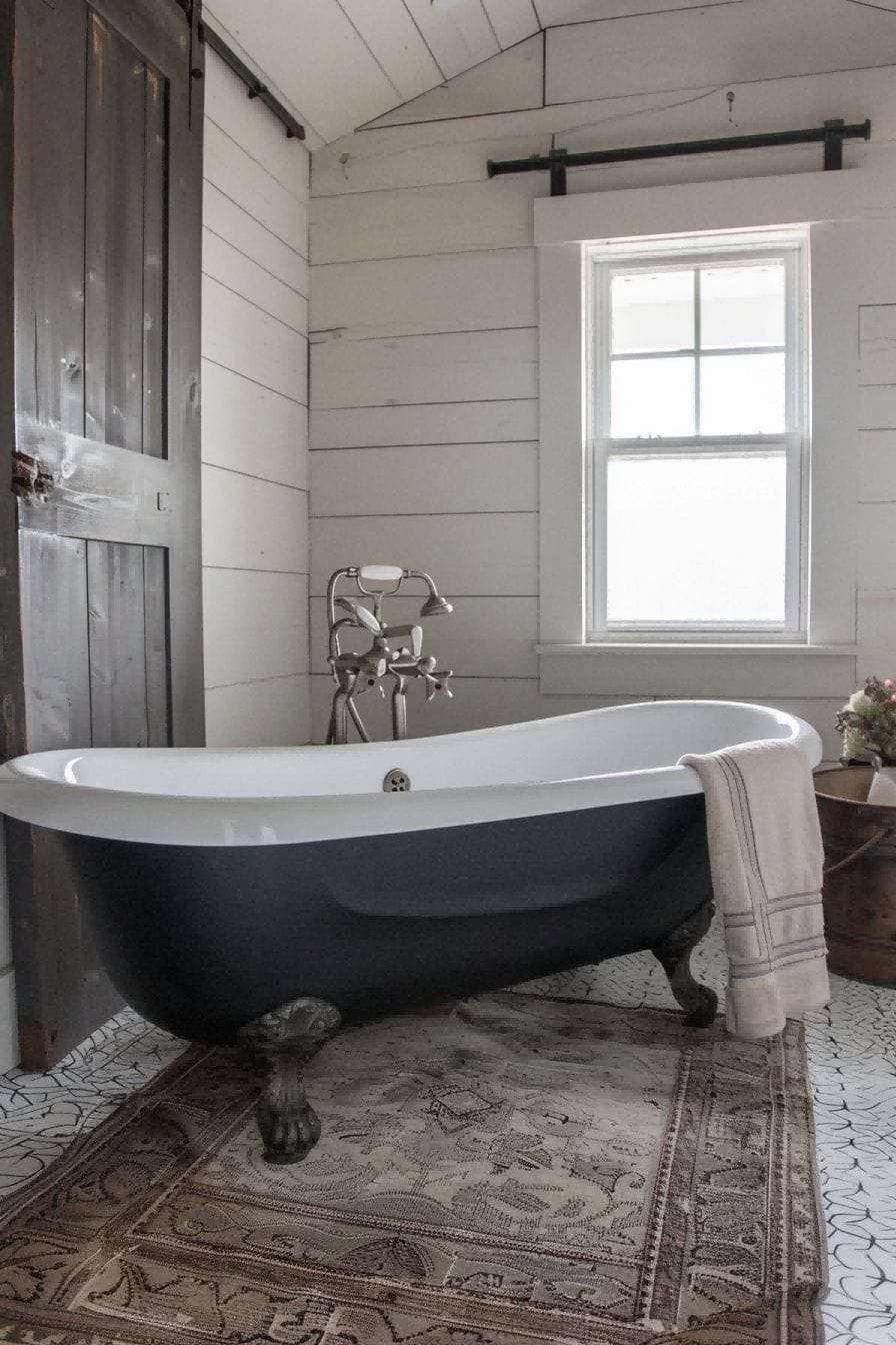Grey Farmhouse Bathroom Decor Ideas For farmhouse bat 1711292568 2