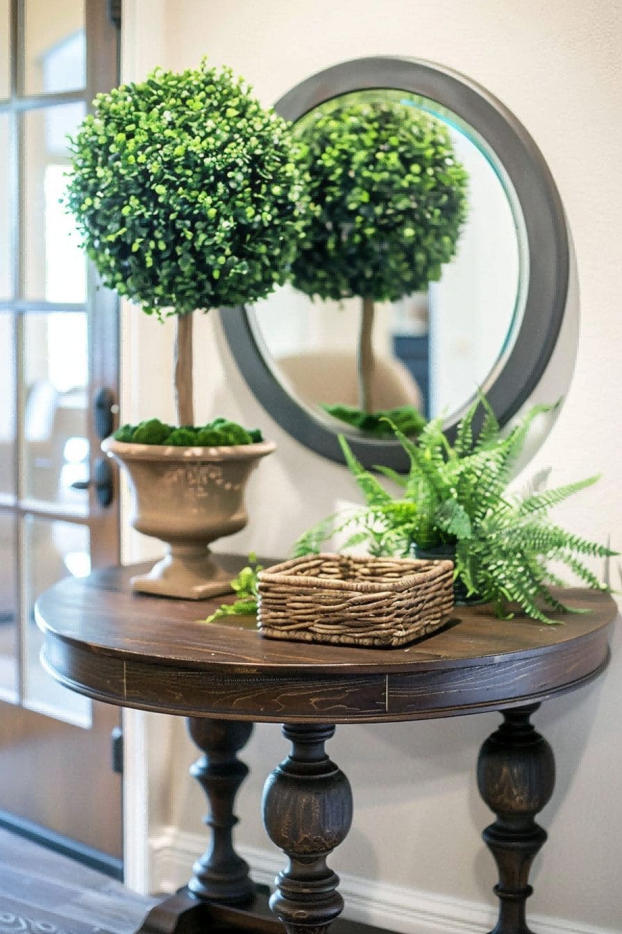 Group Together Some Topiaries For Entryway Table Deco 1711640912 4