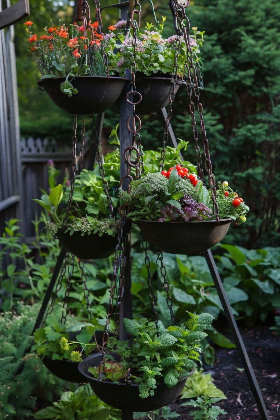 Hang a Pot Vegetable Garden For Garden Layout Ideas 1711339094 1