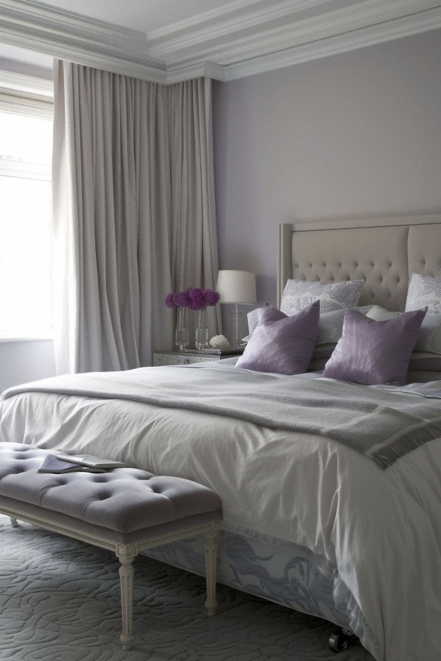 Icy Gray Orchid Lavender for Bedroom Color Schemes 1711191918 4