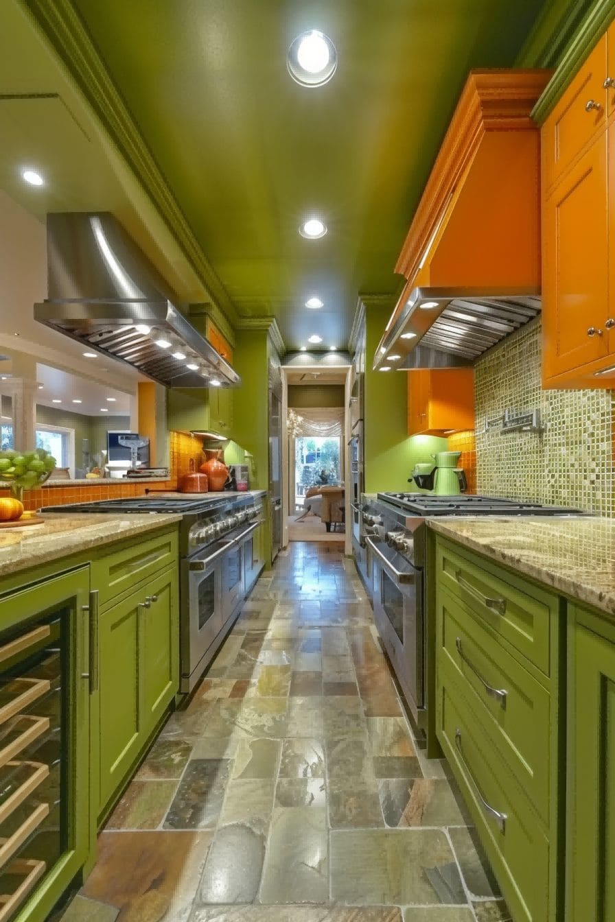 Kitchen With a Unique Shade for Olive Green Kitchen 1710815604 2