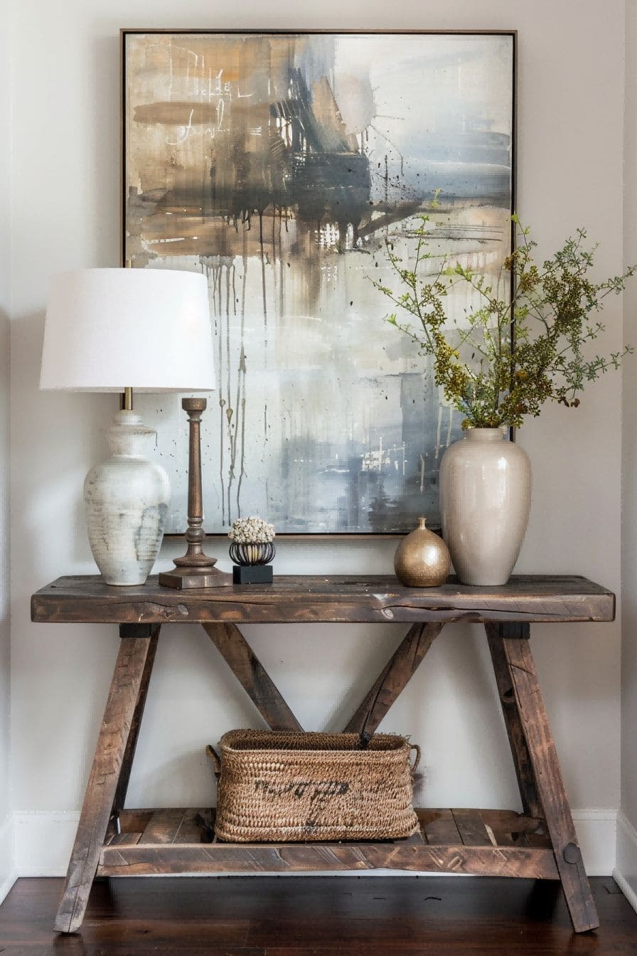 Layer Leaning Art For Entryway Table Decor Ideas 1711645125 2