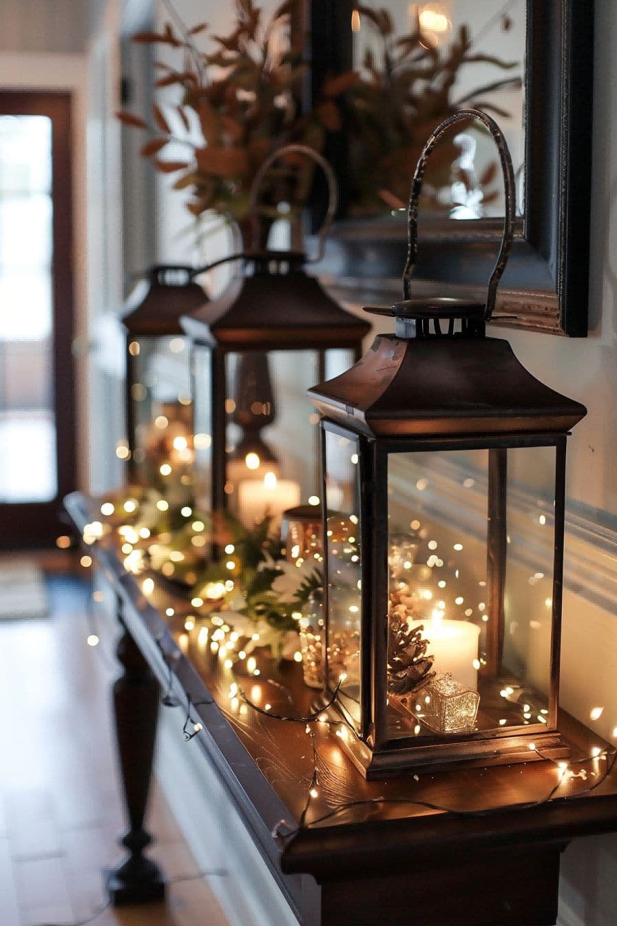 Light Up Those Lanterns For Entryway Table Decor Idea 1711641023 1