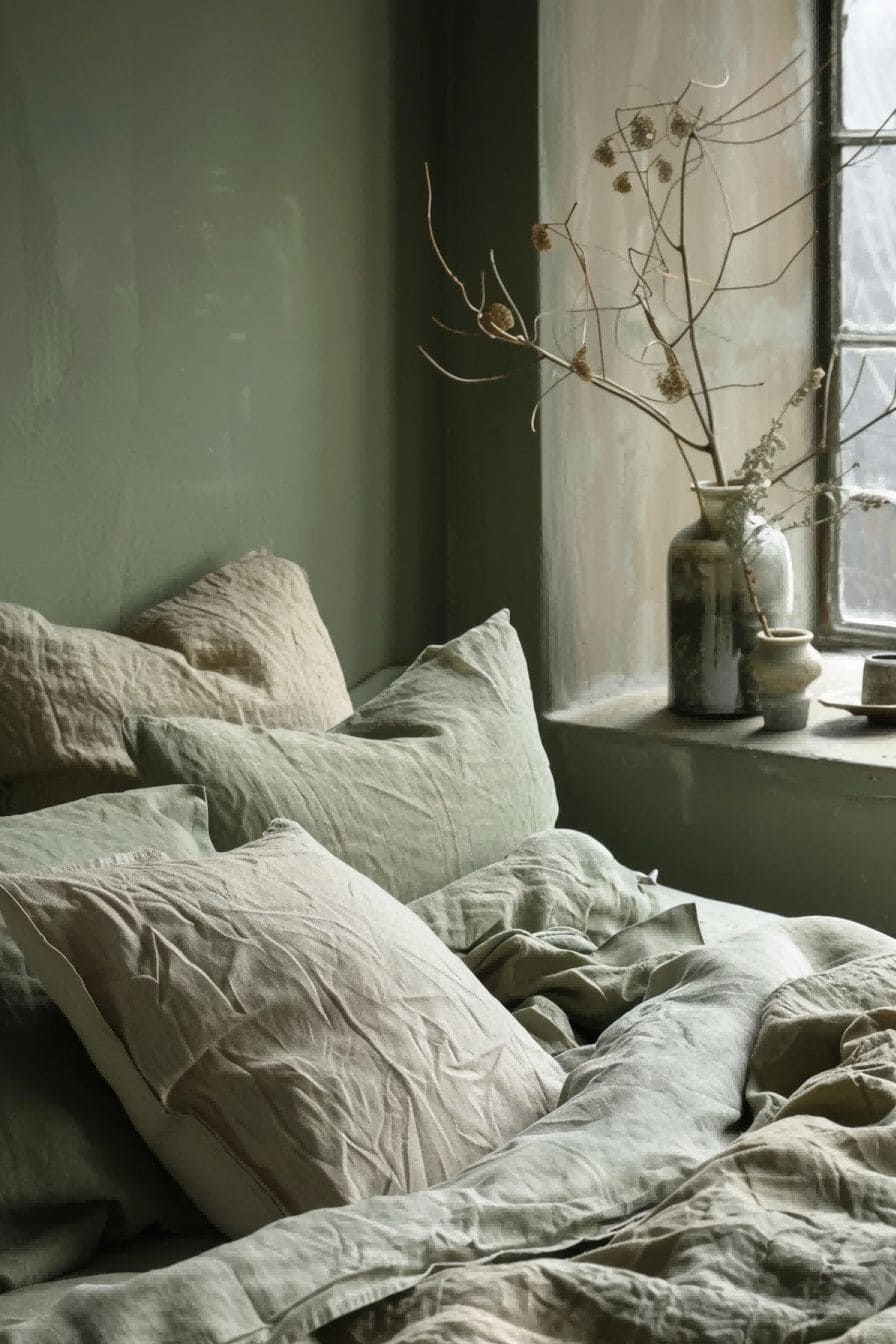 Linen Pale Taupe Moss for Bedroom Color Schemes 1711191660 4
