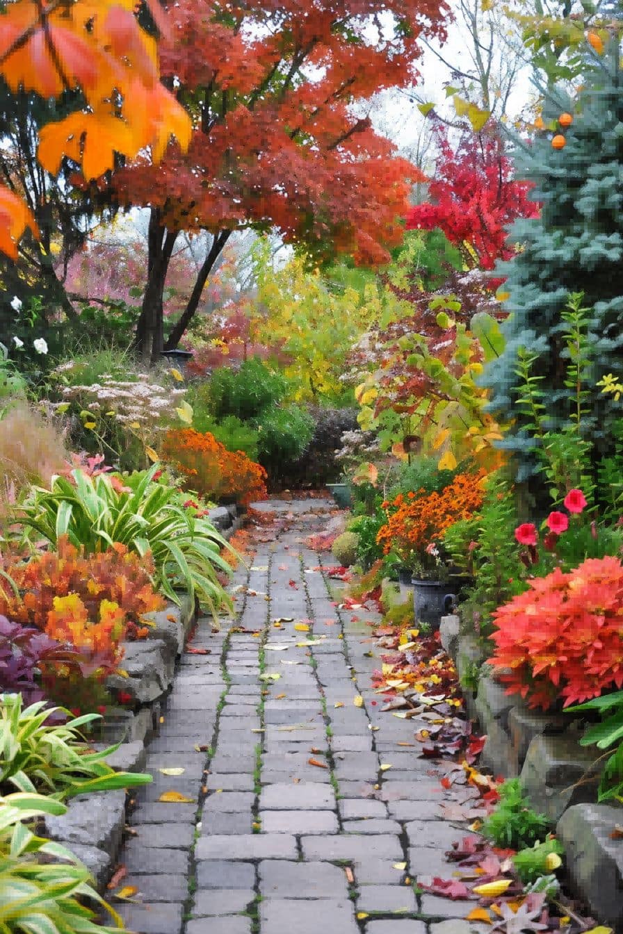 Low Care Fall Garden For Garden Layout Ideas 1711343307 2