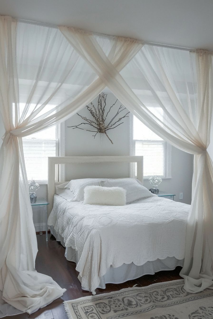 Master Bedrooms Decor Ideas Hang Gauzy Curtains 1710177070 1