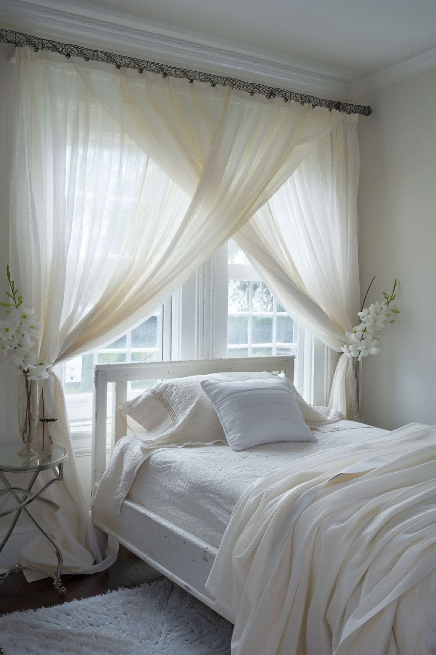 Master Bedrooms Decor Ideas Hang Gauzy Curtains 1710177070 2